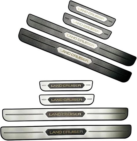 Door Sill Protector Compatible for Land Cruiser 250 Rankle 250 TRJ250W GDJ250W 2024 Car Threshold Guard(Silver) in Saudi Arabia