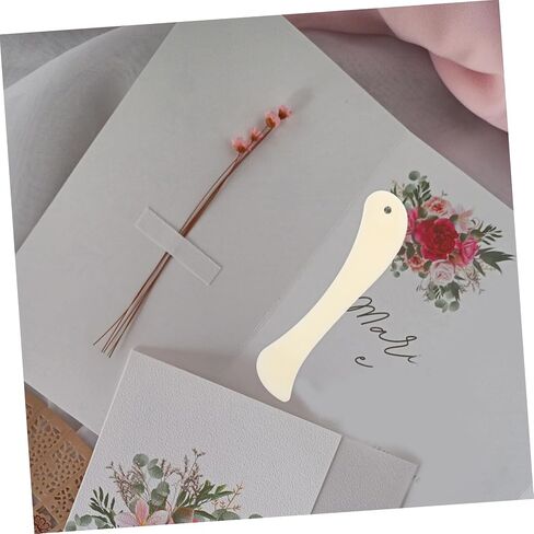 2pcs Bone Folder Tool for Paper Crafting Plastic Creaser for Bookbinding and Scoring Curved and Straight Burnishing Tools for Handmade Projects in Saudi Arabia