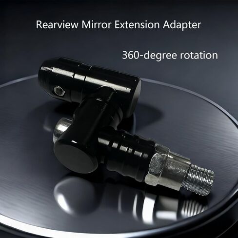 MAMIKO Universal Motorcycle Rear View Mirrors for M8 M10 Threaded Bolt Double Take Mirror Mount Compatible with Motorcycle Scooter Moped Polaris Sportsman Honda ATV Dirt Bike Cruiser in Kuwait