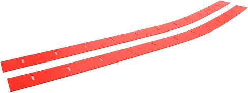 Wear Strip - ABC Lower Nose Protector | 112 x 2.75 in | Plastic Guard | Fluorescent Red | Pair | Replacement | Protective Trim in Saudi Arabia