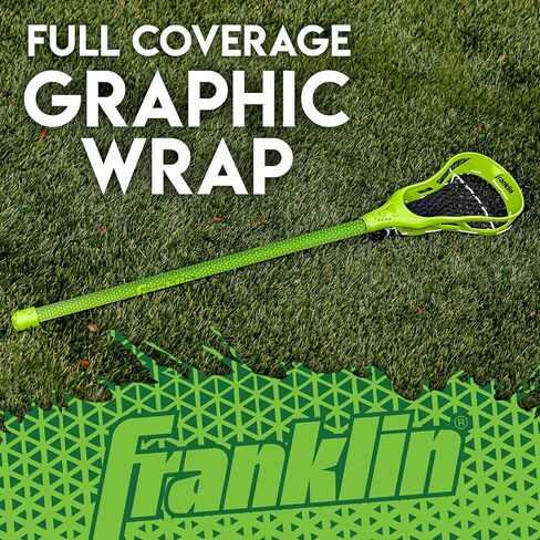 Franklin Sports 32in Youth Practice Lacrosse Stick and Ball for Ages 3+ - Learn to Play and Teach Fundamentals - Perfect for Beginners - 2 Practice Lacrosse Sticks and 1 Practice Lacrosse Ball in Kuwait