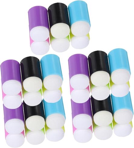 HOMSFOU 30Pcs Finger Sponge Daubers Set with Storage Box Vibrant Colors for Painting Drawing DIY Crafts Comfortable Fit for Adults Versatile Crafting Tool for Creative Projects in Saudi Arabia