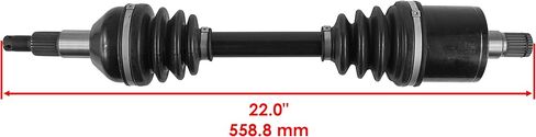 Caltric Rear Right and Left Complete Cv Joint Axles Compatible with Can-am Outlander Max 400 4X4 Xt Ho Efi 2009 2010 2011 2012 2013 2014 2015 in Saudi Arabia