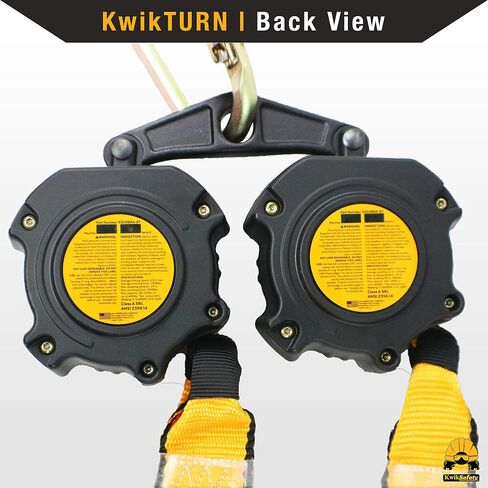 KwikSafety - حبل إنقاذ ذاتي السحب من شبكة كوبرا مقاس 6 بوصات [KIT] فئة 1 حبل أمان قابل للسحب SRL ANSI OSHA Fall Gear in Saudi Arabia