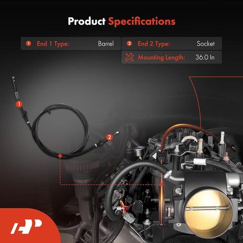 A-Premium 36 inch Carburetor Accelerator Cable Compatible with Ford Mustang 1986-1993, 5.0L in Saudi Arabia