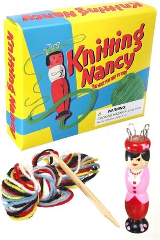 الحياكة الفرنسية نانسي - دمية خشبية قديمة من خيوط الحياكة in Kuwait