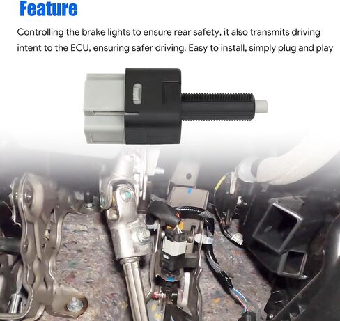 Stop Lamp Brake Light Switch Assembly Fit for Nissan Altima for Pathfinder Platinum S SL SV 3.5L V6 Replace # 25320-AX11A 25320AX11A in Saudi Arabia