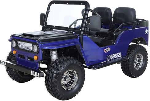 X-PRO Ranger 150 Go Kart with 3-Speed Semi-Automatic Transmission w/Reverse, Big 18" Aluminium Rim Wheels! LED Headlights, with Windshield and Spare Tire！ (Wine Red) in Saudi Arabia