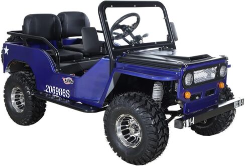 X-PRO Ranger 150 Go Kart with 3-Speed Semi-Automatic Transmission w/Reverse, Big 18" Aluminium Rim Wheels! LED Headlights, with Windshield and Spare Tire！ (Wine Red) in Saudi Arabia
