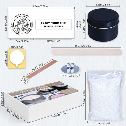 DIY Candle Making Kit (Black) in Saudi Arabia
