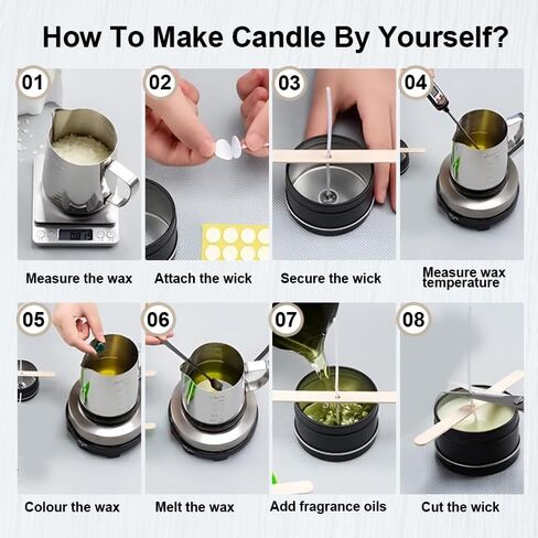 DIY Candle Making Kit (Black) in Saudi Arabia