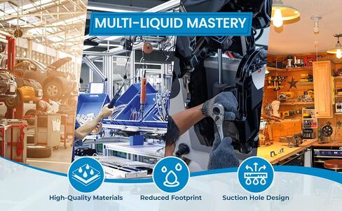 Oil Absorbent Pads – Heavy-Duty 15"x18" & 7.5"x18" Meltblown Polypropylene Mats | Tear-Resistant, Hydrophobic, Reusable, Fast Oil Cleanup for Automotive, Marine & Industrial Use (10, 7.5in x 18in) in Saudi Arabia