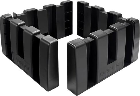 4PCS Multipurpose Cargo Organizer Blocks, Plastic Cargo Storage Organizer Blocks for Wool Carpet Trunk, Grocery Trunk Divider Cargo Containment System for Car SUV Van Trunk in Saudi Arabia