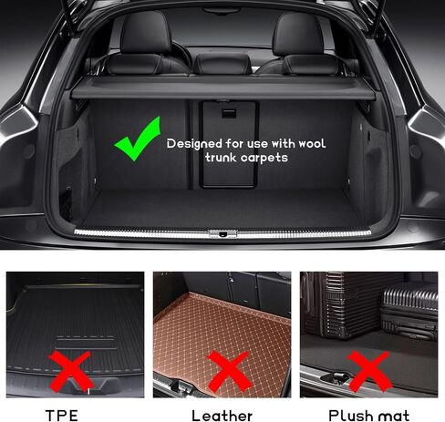4PCS Multipurpose Cargo Organizer Blocks, Plastic Cargo Storage Organizer Blocks for Wool Carpet Trunk, Grocery Trunk Divider Cargo Containment System for Car SUV Van Trunk in Saudi Arabia