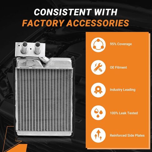 Auto Heater Core for 1990-2000 Dodge Dakota 2.5L, 3.9L, 4.7L, 5.2L, 5.9L, Heater Core Replacement for 1998-2000 Dodge Durango 3.9L, 4.7L, 5.2L, 5.9L in Saudi Arabia