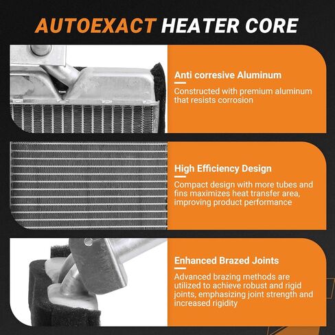 Auto Heater Core for 1990-2000 Dodge Dakota 2.5L, 3.9L, 4.7L, 5.2L, 5.9L, Heater Core Replacement for 1998-2000 Dodge Durango 3.9L, 4.7L, 5.2L, 5.9L in Saudi Arabia