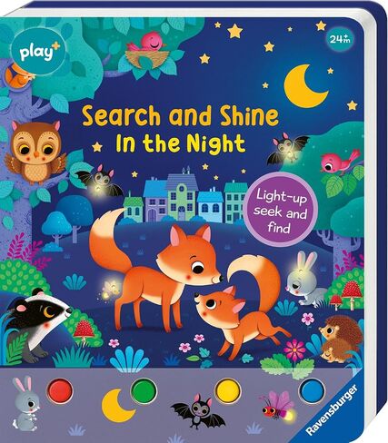 Ravensburger Play+ Search & Shine: in The Night - Light-Up Search & Find Book - Encourages Focus & Independent Play in Saudi Arabia