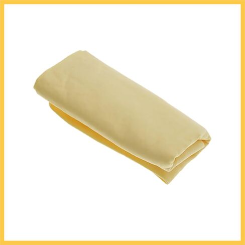 Light Yellow Car Cleaning Faux Chamois Towel Auto Replacement Parts in Saudi Arabia