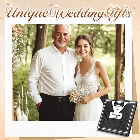 HAPPYPOP Funny Wedding Gifts For Men, Father of The Groom Gifts For Groom and Father, Wedding Dress Socks for Groom in Saudi Arabia