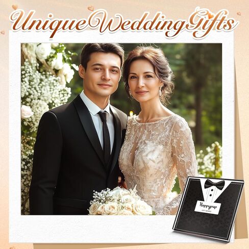 هدايا زفاف مضحكة من HAPPYPOP للرجال، هدايا والد العريس للعريس والأب، جوارب فستان الزفاف للعريس in Kuwait