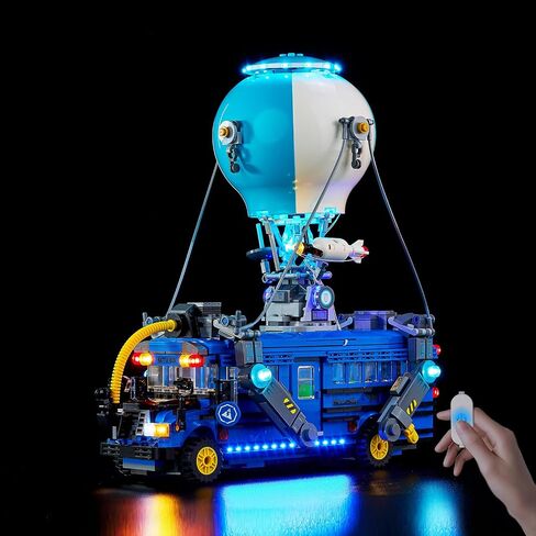 طقم إضاءة LED من Nitemode متوافق مع Lego Battle Bus Fortnite 77073، ملحقات إضاءة مطورة وقابلة للتعديل (بدون نموذج) in Kuwait