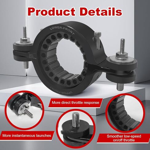 Upgrade CHR03A0 Driveshaft Center Support Bearing Carrier Compatible with Dodge WD Durango （2011-2023）, Jeep WK2 Grand Cherokee (2011-2023) 52853646AC 52853646AE , Black in Saudi Arabia