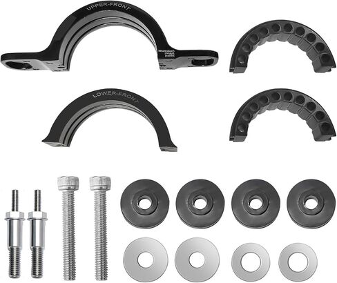 Upgrade CHR03A0 Driveshaft Center Support Bearing Carrier Compatible with Dodge WD Durango （2011-2023）, Jeep WK2 Grand Cherokee (2011-2023) 52853646AC 52853646AE , Black in Saudi Arabia