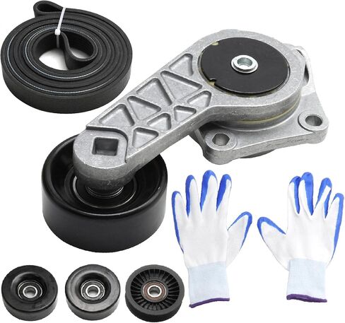 89263 Drive Belt Component Kit, Replacement for Ford Expedition 5.4L 2009-2014 Explorer V8 4.6L 2006-2010, Replaces 38001 36157 6PK2605 in Saudi Arabia