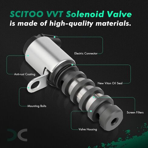 SCITOO Engine Variable Valve Timing (VVT) Solenoid for Honda for Accord Crosstour CR-V 2.4L 918-076 in Saudi Arabia