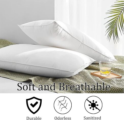 linens delight Highland Feather® - Hungarian Goose Down Pillow King Size - 750 Fill Power in Saudi Arabia