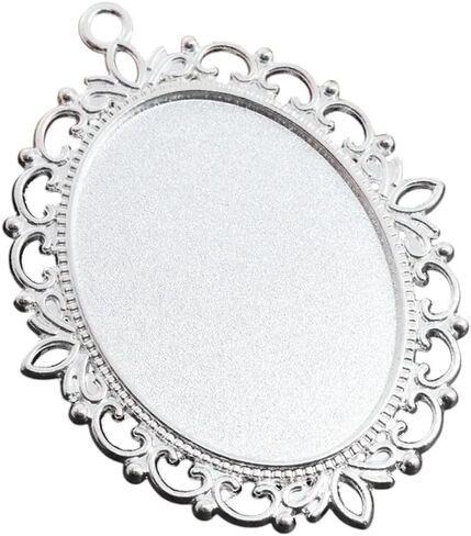 New 2026 New For Fashion 5Pcs 30X40Mm Inner Size 5 Colors Flowers Style Cabochon Base Setting-Unique Statement Jewelry, Suitable For Men And Women, Gothic Or Vintage Style in Saudi Arabia