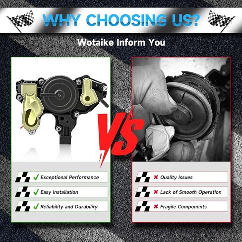 PCV صمام فاصل زيت المحرك صمام تنفيس علبة المرافق متوافق مع 2014-2018 Audi A3 A4 Volkswagen Golf VW Jetta Passat Bettle GTI 1.8T 2.0T، استبدال #06K103495 06K013495AA 06K103495AT in Kuwait