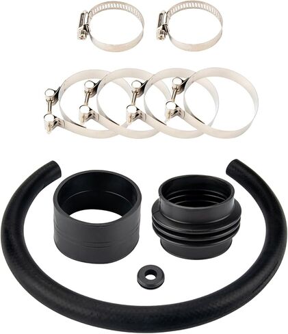 طقم نظام دخول الهواء البارد مقاس 3.5 بوصة من KAX + درع حراري متوافق مع 2011-2018 1500 5.7L، 2019-2023 1500 Classic 5.7L، 2009-2010 Ram 1500 5.7L، 2013-2018 2500/3500 5.7L، أحمر in Kuwait