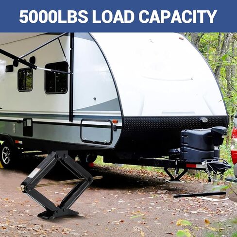 Heavy Duty 24" RV Stabilizer Jack, 7500LBS Capacity Trailer Leveling Jack with Stable Base for RV Travel Trailer Camper Stabilizing and Leveling 1 Pack in Kuwait