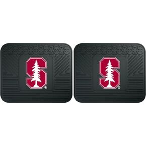FANMATS 12655 Stanford Cardinal Heavy Duty Vinyl Cargo Mat 31"x31", All Weather Trunk Mat, Trunk Protection