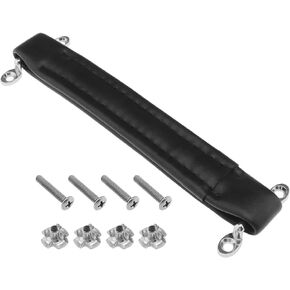 The Lord of the Tools Vintage Style Guitar Amplifier Handle Leather Amplifier Handle 218x30mm for Guitar Amp Speaker Audio Equipment with Screw, Black