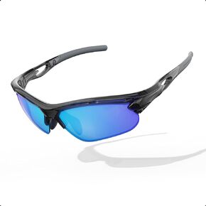 ACBLUCE Polarized Sports Sunglasses for Men Women Idea for Cycling Baseball Running Fishing, TR90 Frame UV400 Protection
