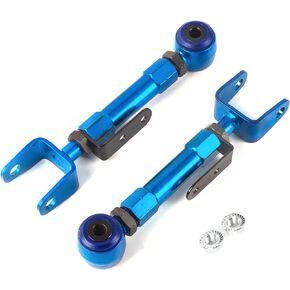 KSP Rear Camber Arms for 2002-2006 CR-V and 2003-2011 Honda Element, Upper Control Rod Adjustable -2° to +4° (Degree) Suspension Kits