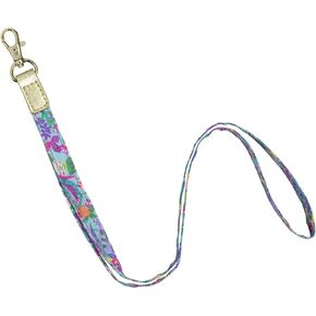 Lilly Pulitzer Cute Lanyard for ID Badges and Keys, Womens Lanyard Keychain, Colorful Lanyard with Metal Hook
