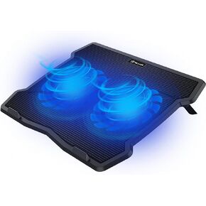 TELLUR Laptop Cooling Base, Cooling System Support for Notebook, MacBook, 2 USB Ports, Laptop Fan, Adjustable Height (15.6 Inches) in Kuwait