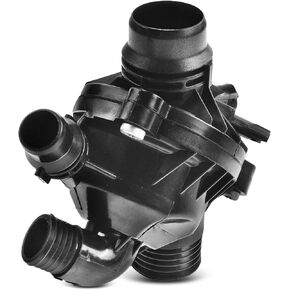 A-Premium Engine Coolant Thermostat Housing Assembly Compatible with BMW E70 X5 2007-2010 E71/E72 X6 2008-2010 3.0L