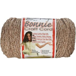 Pepperell Bonnie Macrame Craft Cord, 6mm 100-Yard, Pottery (BB6-100-045)