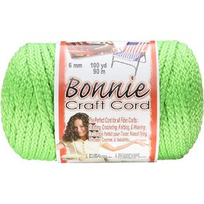 Pepperell Bonnie Macrame Craft Cord, 6mm 100-Yard, Parrot