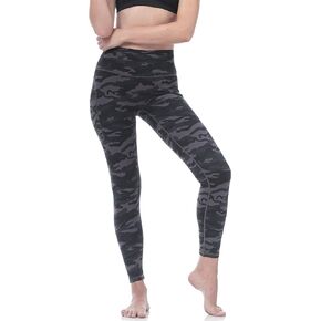 Allsense Women's High Waist Yoga Leggings with Inside and Back Zipper Pockets, Sports Gym Workout Running Pants - Inseam 28"