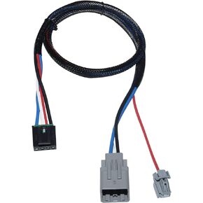 MECMO Brake Control Wiring Adapter 3023-P for 2013 2014 Ram 1500/2500/3500, Dodge Ram Pickup Trailer Brake Control Harness, 2 Plugs Custom Wiring Adaptor for Trailer Brake Controllers - Black