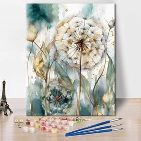 TUMOVO Paint by Numbers for Adults, DIY Oil Painting for Adults Kids Paint by Number, Paint-by-Number Kits, Starry Night Cat Paint by Numbers for Beginner, Acrylic Painting Kit, 16"x20"