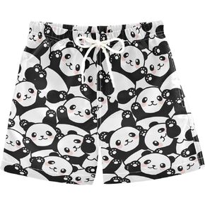 Dinosaur Silhouettes Boy's Swim Trunks Boys Toddler Bathing Suits Swimwear Pants for Kids Teens 2T