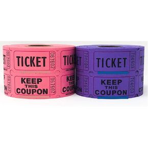 Raffle Tickets Purple & Pink 800 in Kuwait