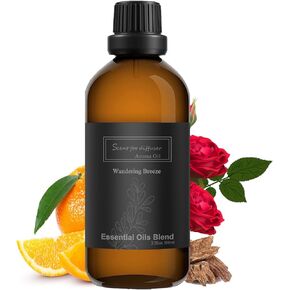 Homnas Lavender Essential Oil 100ML, Hotel Collection 100% Pure and Natural Aromatherapy Oil for Diffusers, Home Luxury & Hotel Scents for Scent Air Machine
