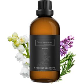 Homnas Lavender Essential Oil 100ML, Hotel Collection 100% Pure and Natural Aromatherapy Oil for Diffusers, Home Luxury & Hotel Scents for Scent Air Machine